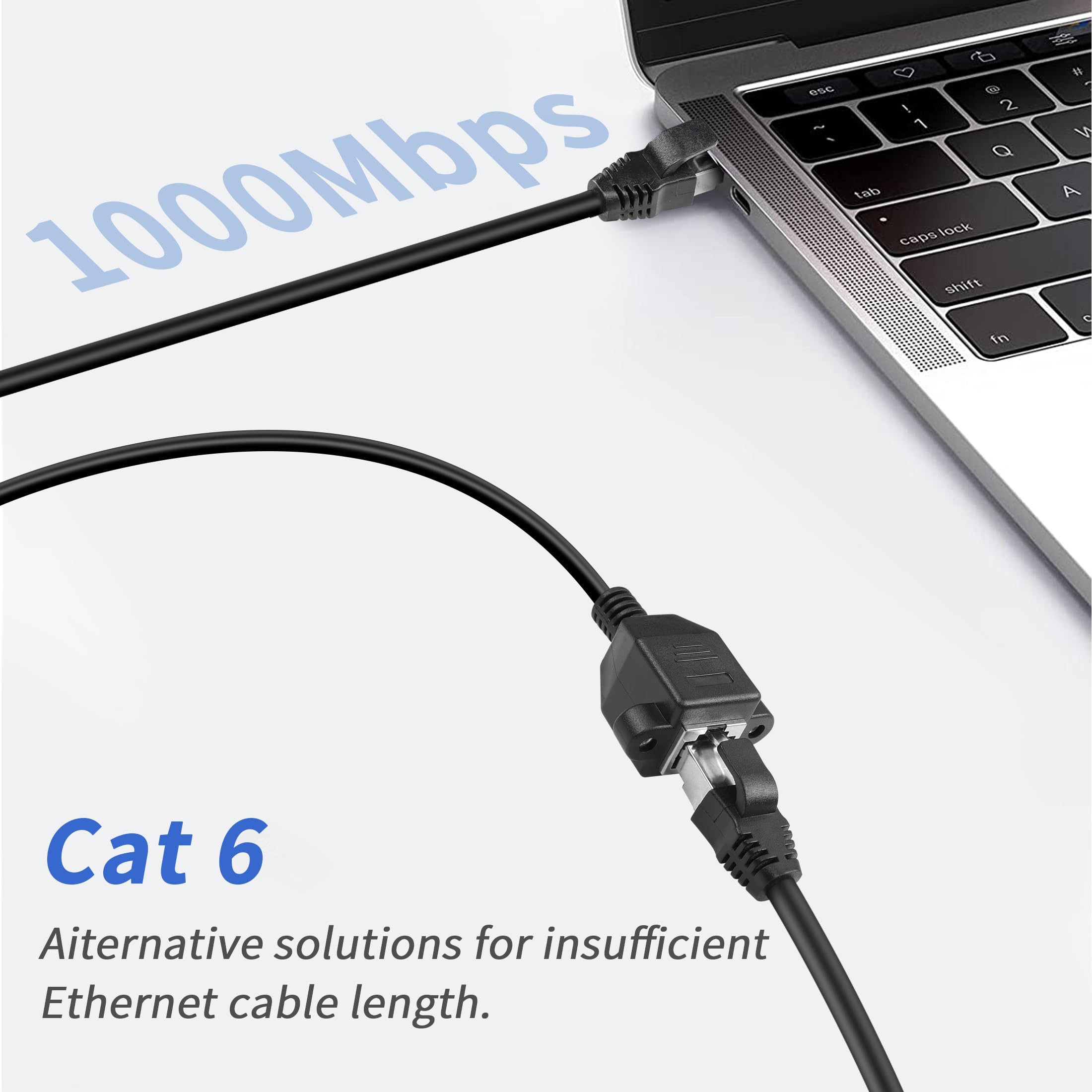 Amazon.com: YACSEJAO Cat6 Ethernet Panel Mount Extension Cable 3.3